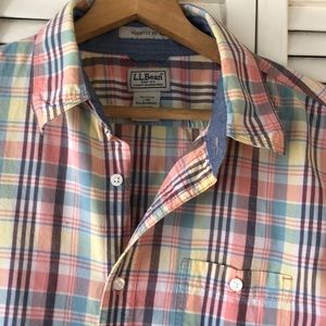 L.L. Bean Men’s Summer Madras Shirt